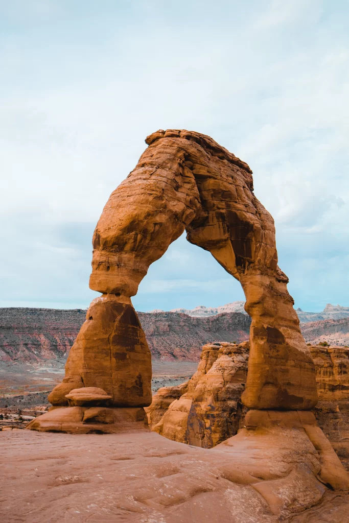 delicate arch at arches national park