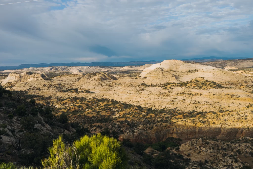 desert landscape of utah scenic byway 12