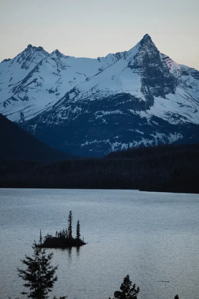 Wild Goose Island at Glacier National Park